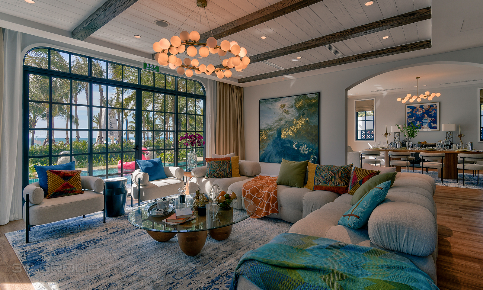 Tổng thầu thi công hoàn thiện MEP, nội thất Dinh thự biển Ocean Mansion Trường Thuận Phú Quốc
